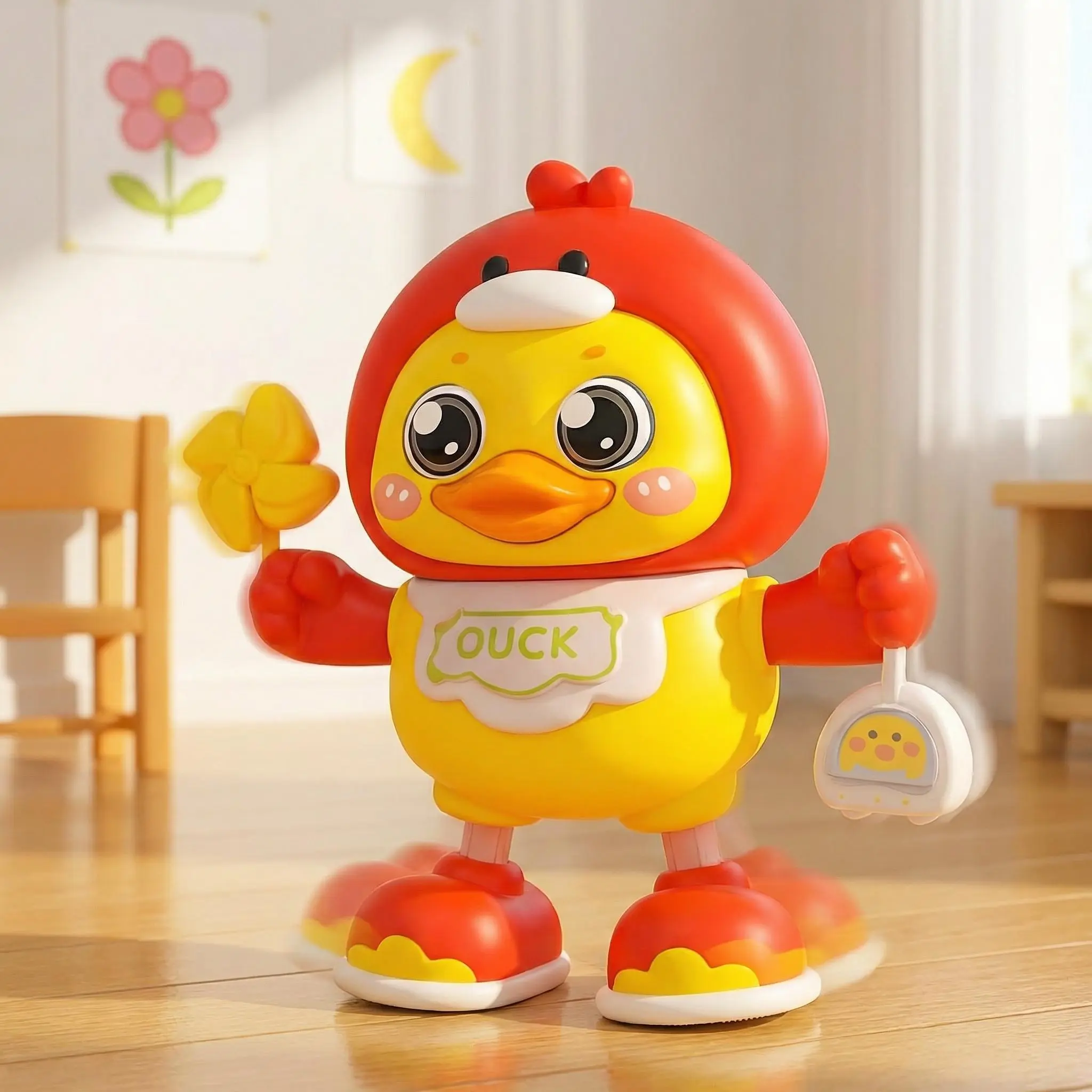 Interactive Dancing Robot Toy - Musical, Light-Up, Singing, Walking, Talking, Learning Play Toy for Age 3+, 6-8 Years Kids Boys & Girls (Battery-Operated, Educational)