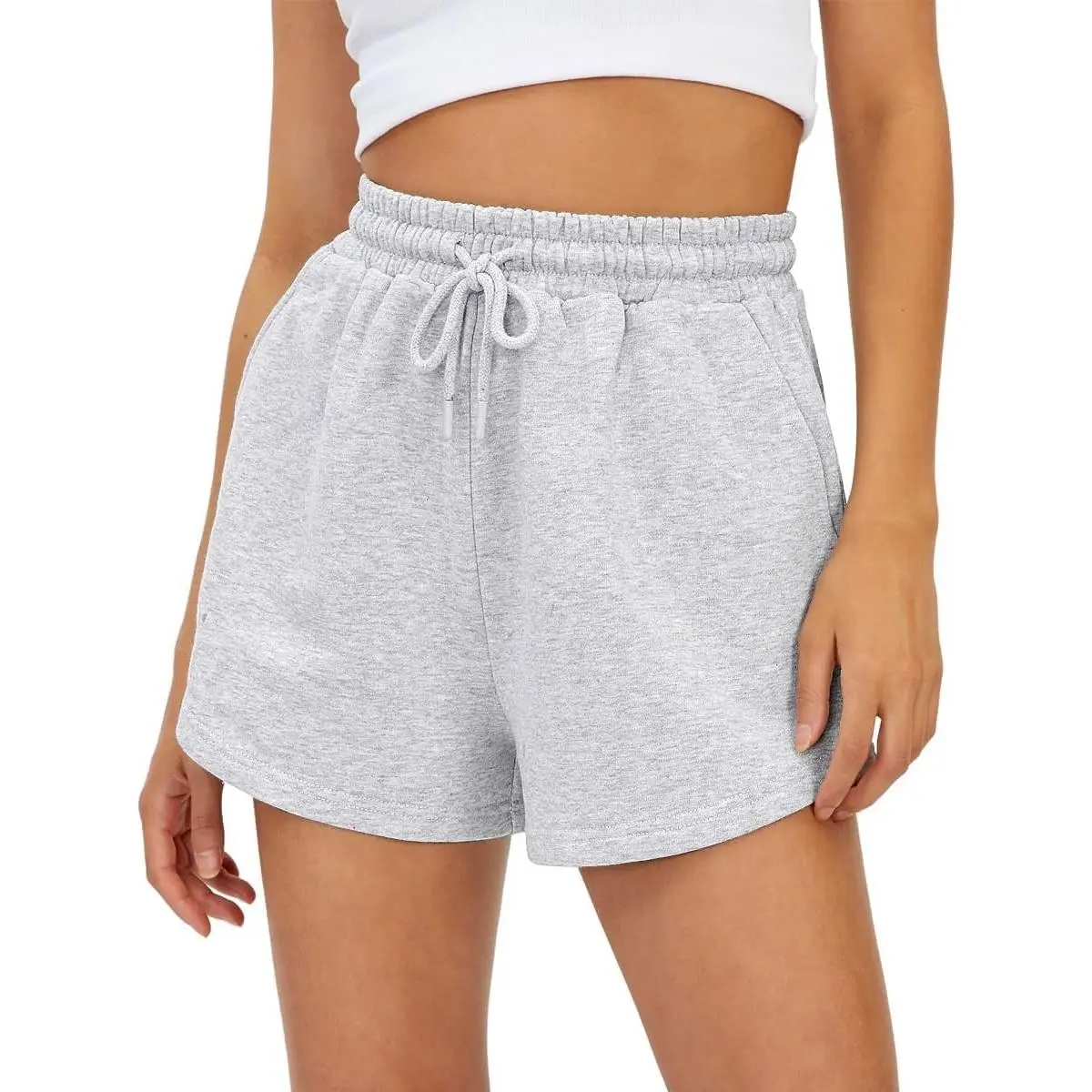 Womens Sweat Shorts with Pockets Casual Summer Comfy Lounge Shorts | Y2K Preppy Stuff,Beach Vacation Travel,Cotton Lounge Pajama Shorts,Athletic Workout Summer Outfits