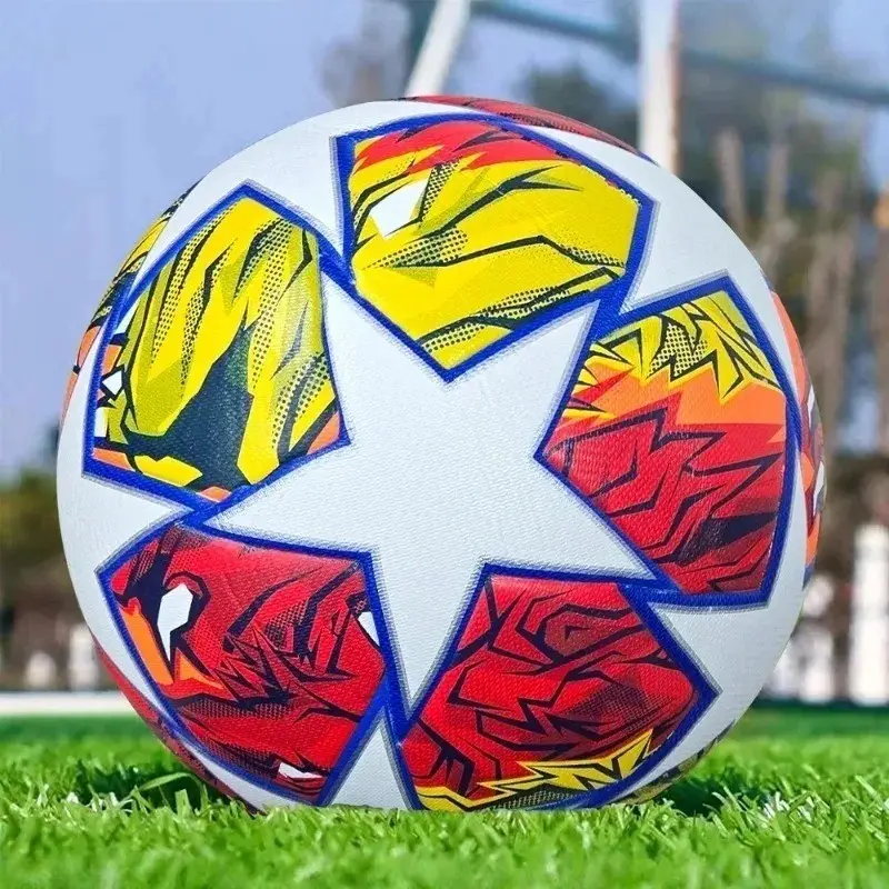High-Quality Soccer Ball, Official Size 5, PVC Material, Ideal for Indoor and Outdoor Training, Team Practice Football, Soccer Equipment, Football Balls