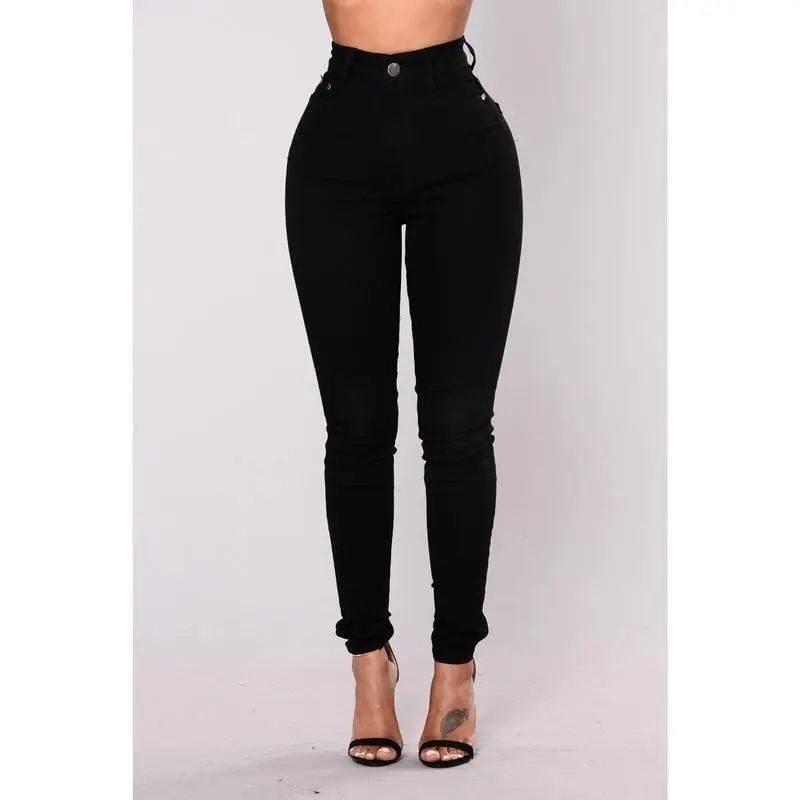 Women's High Waist Stretch Hip Lift Denim Leggings