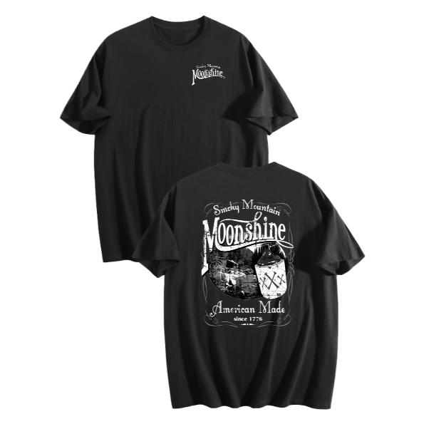 Retro Typography Men's T-Shirt Sunday Monstale Moonshine Design Casual Wear For Spring And Summer Perfect Gift For Music Lovers And Fashion Enthusiasts Retro Typography Men's T-Shirt Sunday Monstale Moonshine Design Casual Wear For Spring And Summer Perfect Gift For Music Lovers And Fashion Enthusiasts