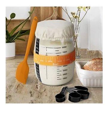 THE WELL KEPT 5 Inch Banneton Bread Proofing Basket Set of 6, Mini Sourdough Bread Baking Supplies, Small Banneton Basket Proofing Baskets for Sourdough Bread Baking