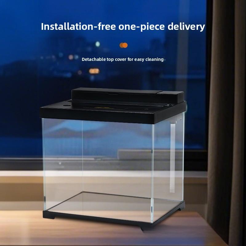 Aquarium Fish Tank Small Goldfish Betta Ecological Tank Household Integrated Desktop Small Fish Tank