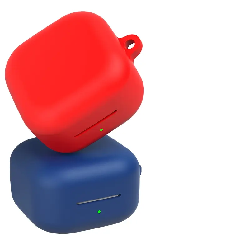 Samsung Buds 4 & Buds 4 Pro Silicone Case with Metal Clip, Soft Protective Cover, Anti-Drop Shell, Earbud Covers