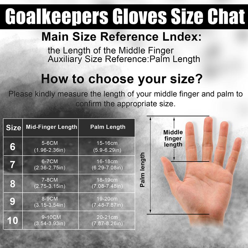 Soccer Goalie Goalkeeper Gloves and Soccer Ball for Youth & Adult, Size 6-10, Enhanced Latex Palm Grip, Breathable Knitted Fabric, Suitable for Game & Training Soccer Goalie Goalkeeper Gloves and Soccer Ball for Youth & Adult, Size 6-10, Enhanced Latex Palm Grip, Breathable Knitted Fabric, Suitable for Game & Training