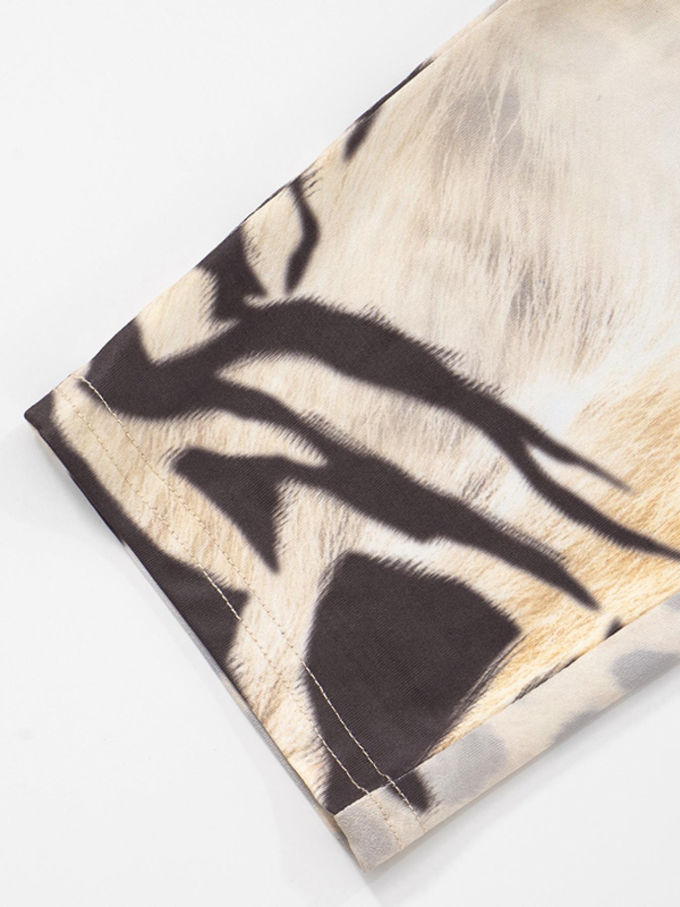 Two-piece Set Women's Leopard Print Off Shoulder Fitted Top & Capri Pants, Fashion Casual Chic Top & Capri Trousers for Daily Outdoor Wear, Ladies Clothes