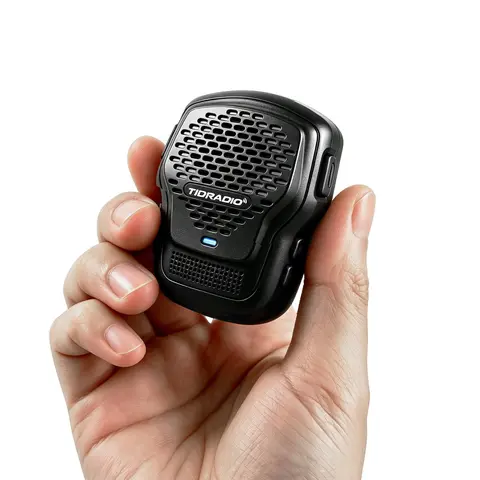 TIDRADIO Wearable Bluetooth Speaker Clip-On Portable Speaker for Outdoor Travel - Magnetic Mini 74g TWS Stereo, IPX7 Waterproof, APP Push-to-Talk, Compact Rechargeable BT Speaker with Crystal HD Audio