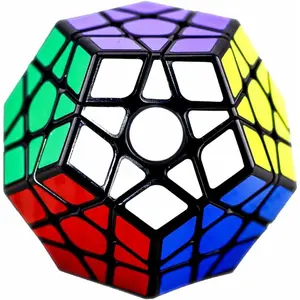 Megaminx Speed Cube, 3x3x3 Pentagonal Speed Cube Dodecahedron Magic Cube Puzzle Black