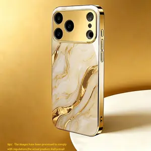 Champagne gold marble pattern phone case for Samsung Galaxy A50/Galaxy A51/Galaxy A52/Galaxy A53 5G/Galaxy A54 5G/Galaxy A55 5G/Galaxy A56/Galaxy A71/Galaxy A72/Galaxy A73 5G Full coverage, stylish and luxurious, high-value protective case