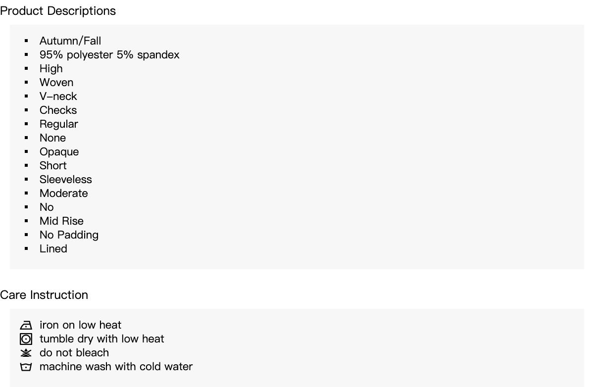 Cider [size 12/14-26] V-neck Check Mini Dress Curve & Plus