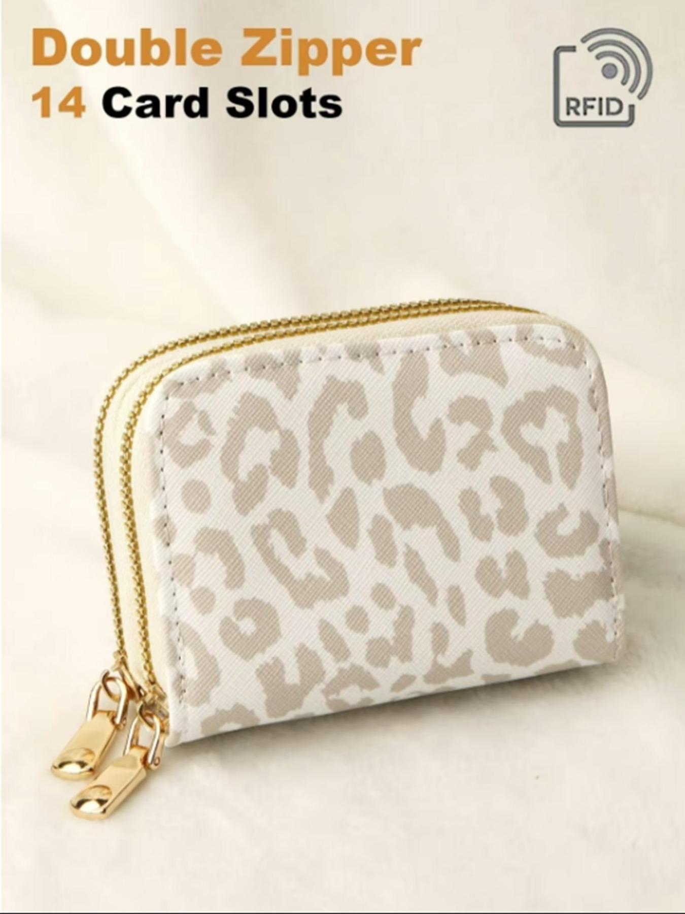Fashion Leopard Pattern Zipper Trifold Card Holder, 2024 New Style Casual Versatile Fashionable Card Holder for Women, Trendy All-match & Exquisite Card Holder for Daily Use, Purse, Wallet Card Holder, Card Bag Fashion Leopard Pattern Zipper Trifold Card Holder, 2024 New Style Casual Versatile Fashionable Card Holder for Women, Trendy All-match & Exquisite Card Holder for Daily Use, Purse, Wallet Card Holder, Card Bag