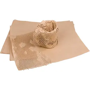 Packing Paper Sheets, 50 count, 11" x 14.5" Bubble Cushioning Wrap for Moving Shipping, Products & Gifts Moving Essentials, Packaging Supplies, Recyclable Material, Brown (50 sheets)