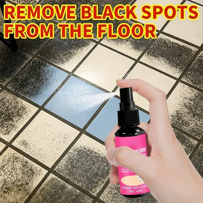 Ceramic tile cleaner and repair agent, old ceramic tile renovation agent, polishing spray, black stain and yellowing remover, floor and bathroom cleaner, efficient detergent, suitable for ceramic, porcelain, stone tiles, restore the original luster, easy