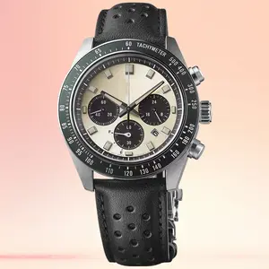 Men's Six-Hand Sport Quartz Watch with Luminous, Date, 10M Water Resistant, Stainless Steel Band, 42mm