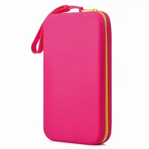 Travel Makeup Brush Storage Box, Waterproof Silicone Zipper, Cute Makeup Bag, Holds Up to 10 Brushes, Easy Clean