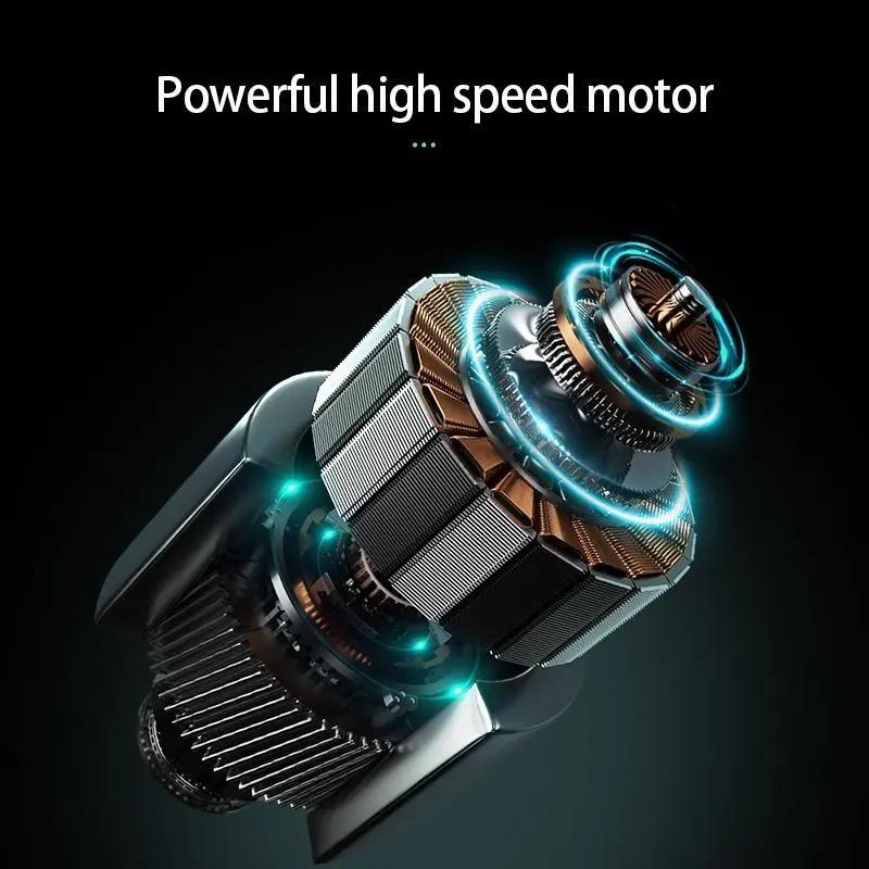 Electric Mini Shaver, 1 Count Waterproof Portable USB Rechargeable Razor with LCD Display, Washable Beard Trimmer for Men, Great for Travel and Home Use