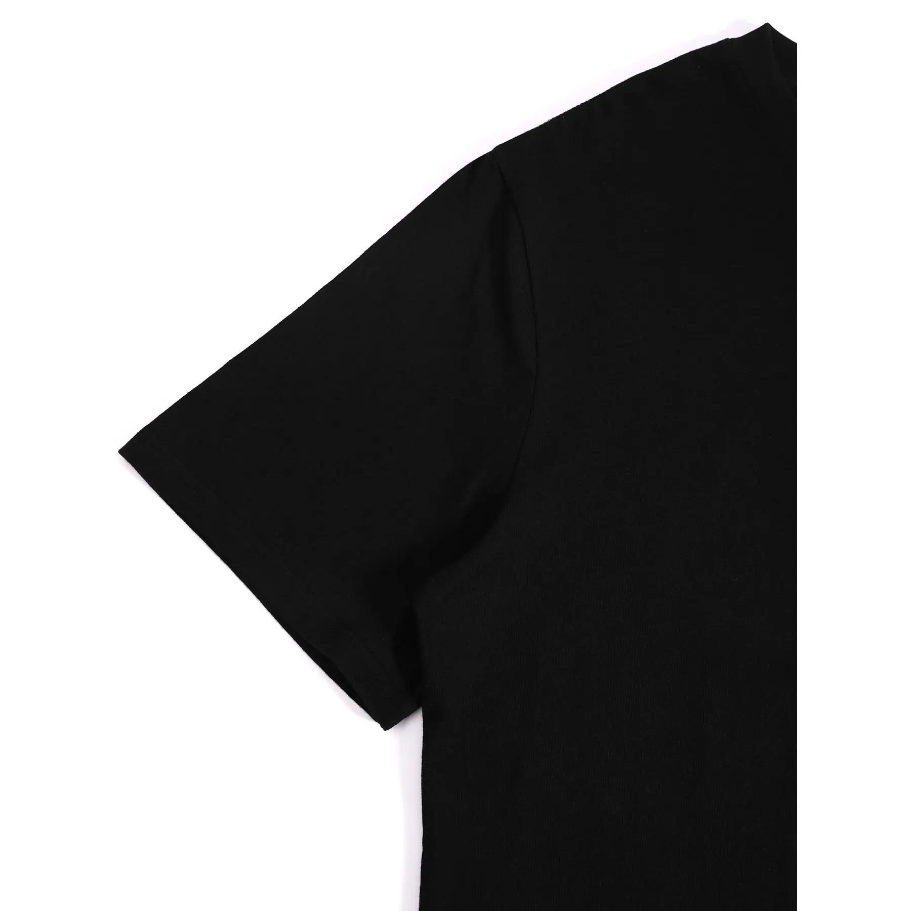 180g[100%cotton]Sak Yant Twin Tigers Printed Short Sleeve Tee Pure cotton crew neck top with distinctive Muay Thai pattern.Classic black tone, stylish casual wear for men and thoughtful gift option.