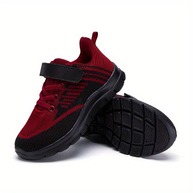 Kids.- Kids' Knitted Mesh Athletic Sneakers - Breathable, Lightweight Girl Shoes for Running, Stylish Trainers