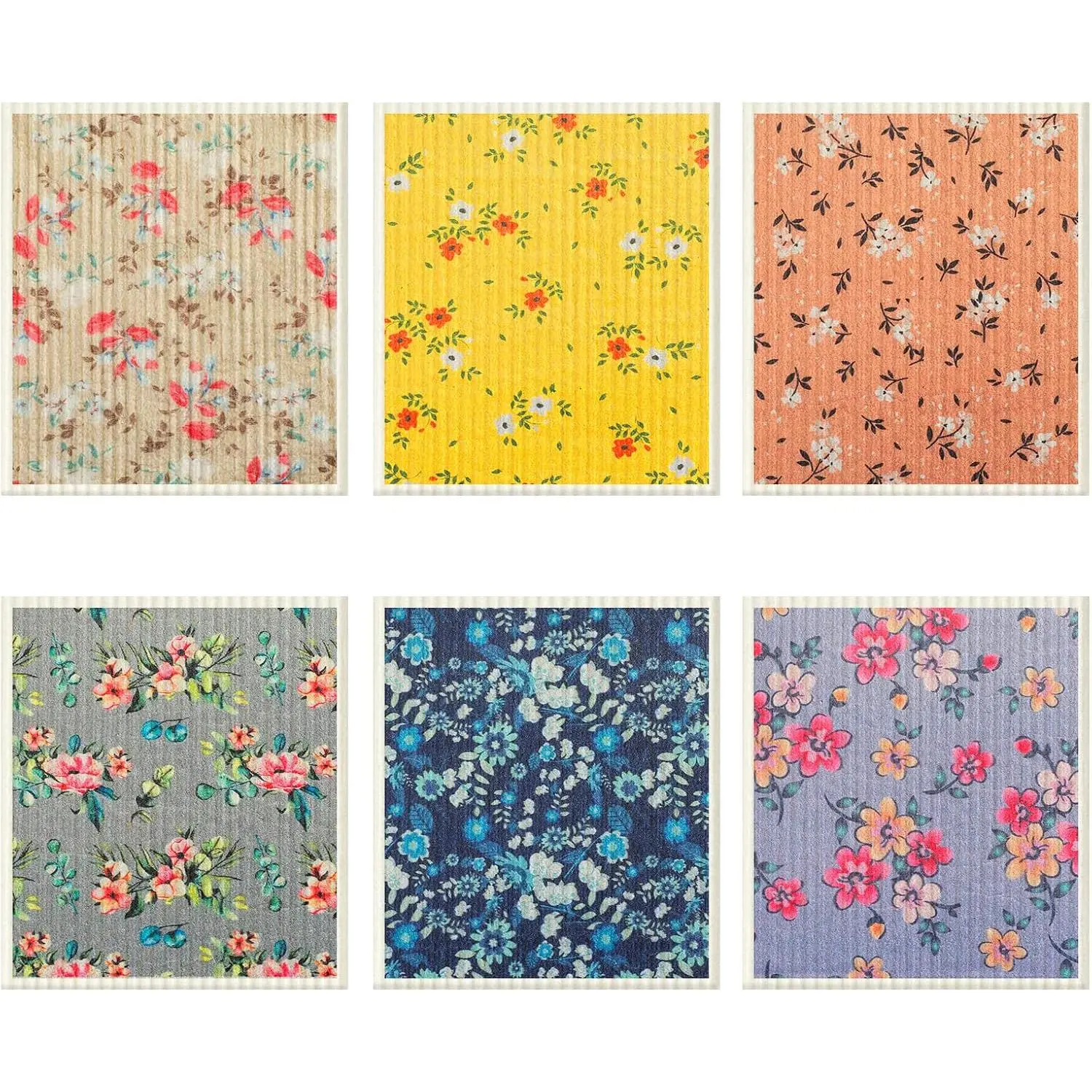 6 Pack Swedish Dishcloth Fruit Dish Cloth