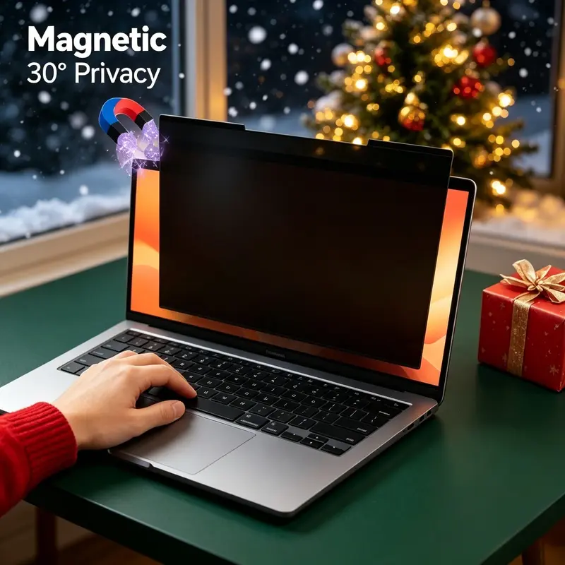 Magnetic Privacy Guard Screen for Macbook Air 2018-2020/Pro 2017-2020 13"  A1932 / 2179 / 1706 / 1708 / 1989 / 2159 / 2289 / 2251 / 2337 / 2338 (M2)  Air Pro, Bubble Free Anti-Peep Protector