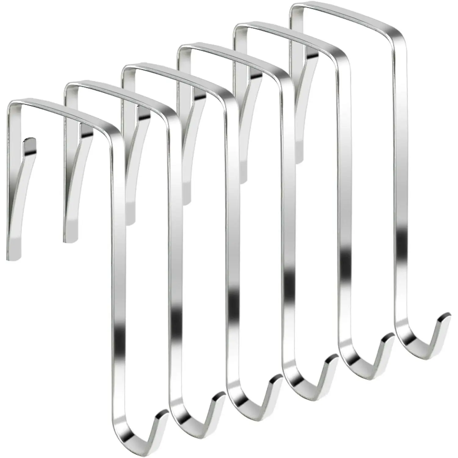 10 count Over The Door Hooks, Metal Door Hanger Z Hooks, Sturdy Over Door Hooks for  Clothes, Towels, Coats and