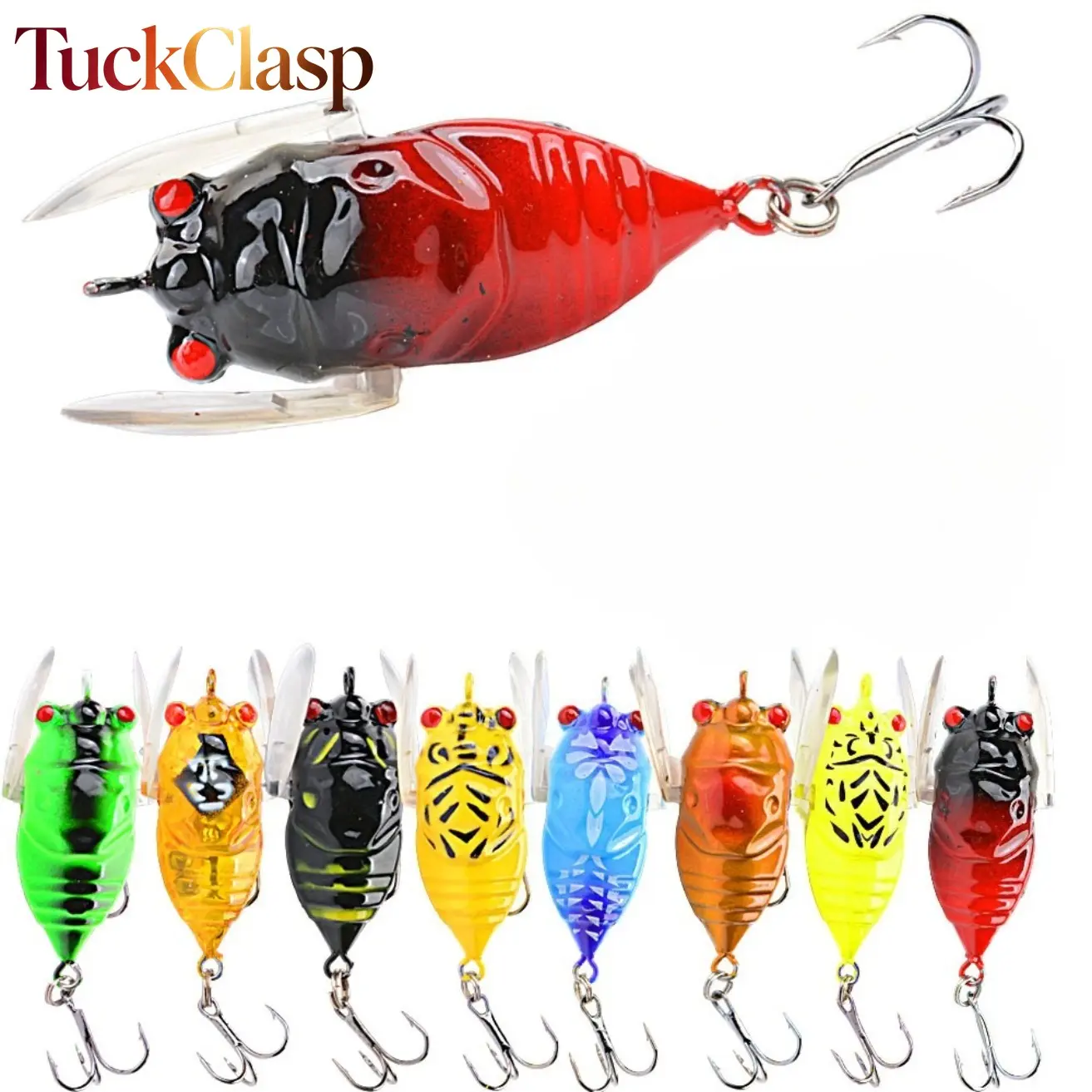 Cicada-Style Floating Minnow Fishing Lure, 5cm 6g Hard Bait with Internal Rattle, Realistic Artificial Lure for Mandarin Fish, Yellowcheek Carp & Catfish, Freshwater Outdoor Fishing