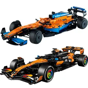 F1 Racing Car Building Blocks, Technical Racing Car Building Blocks, F1 Model Super Sports Car, Vehicle Assembly Toys, Home Decoration Creative Ornaments, Birthday Gift for Boys, Holiday Gift for Adults