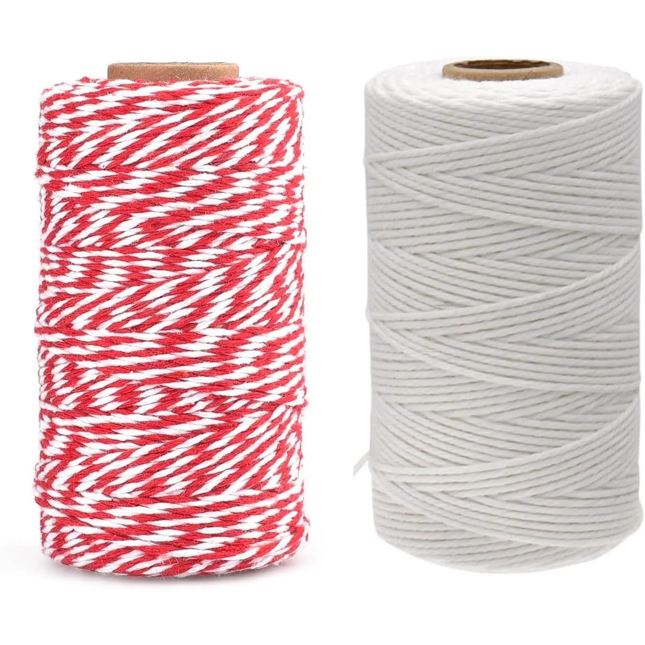 White Twine String and Red White Twine String
