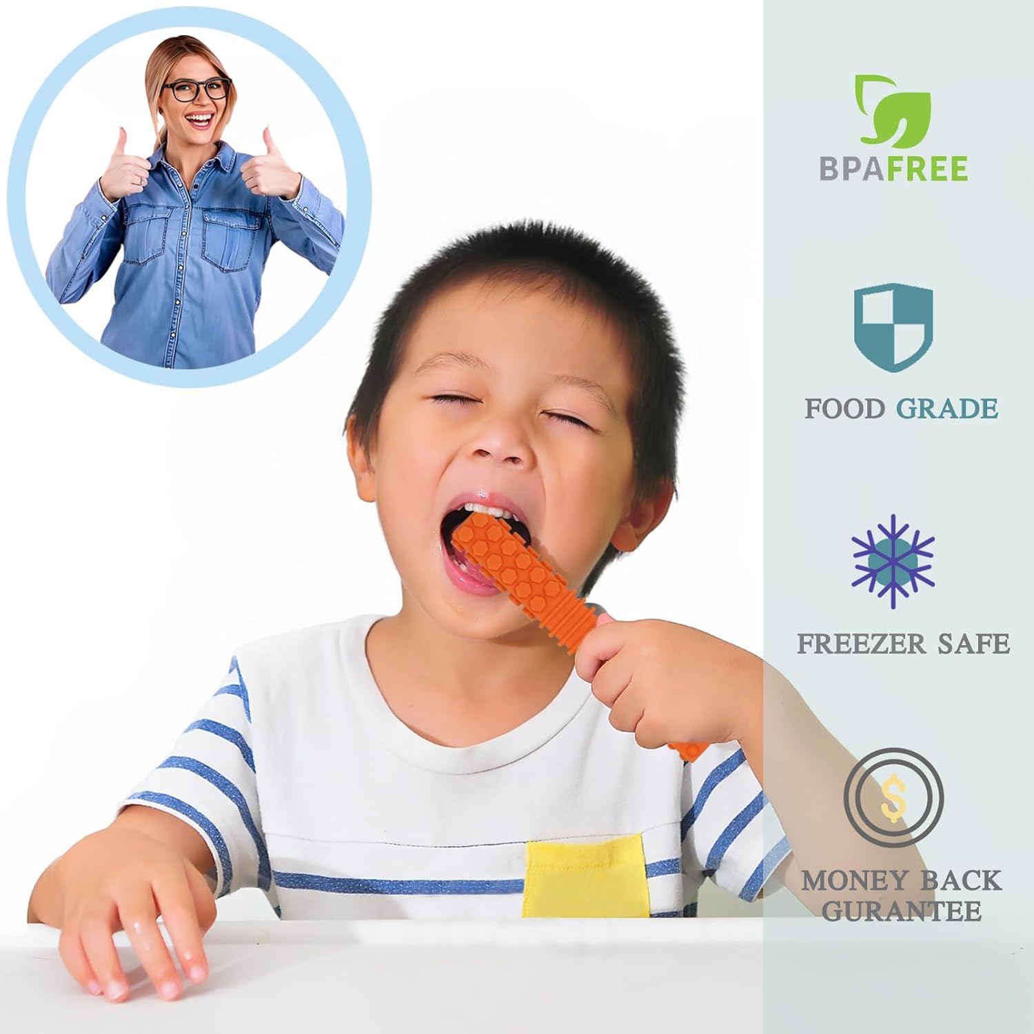 Sensory Chewy Toys for Autistic , 5 Pack   Tube  Sticks Toys for , , SPD, Chewies with Special Needs,   Chewy Tool for Sensory  Chewer (Colorful B)