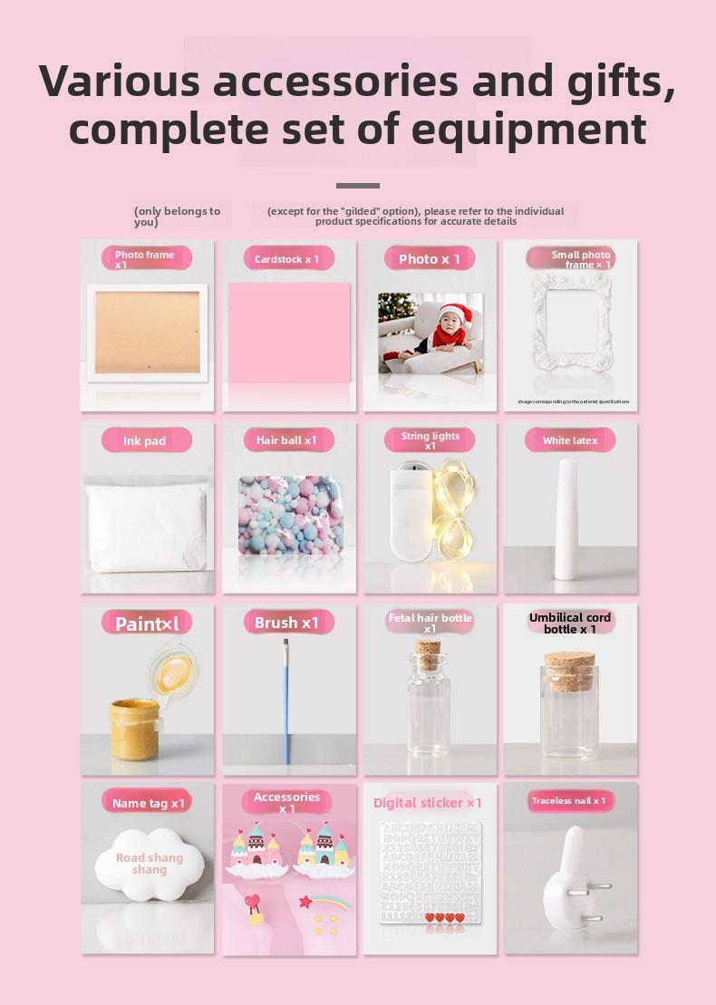 Capture Tiny Miracles! Baby Handprint Footprint Memorial Frame