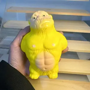 Total Gorilla PU Slow Rebound Stress Relief Toy, Soft High Elasticity, Desktop Decoration, Office Car Ornament, Gift for Holidays