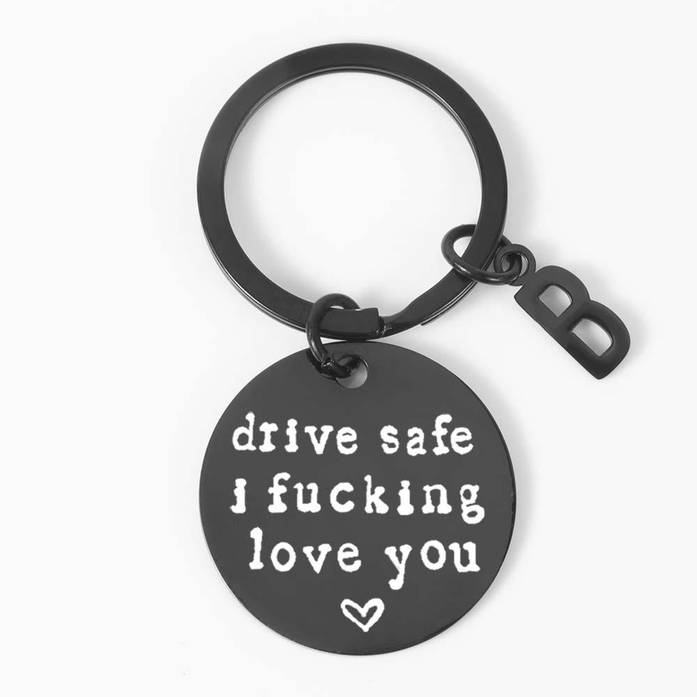 Stainless Steel Unique Couples Keychain - Engraved Heartfelt Gift for Valentines Day, Durable and Rust-Resistant, Casual Style, Perfect for Him and