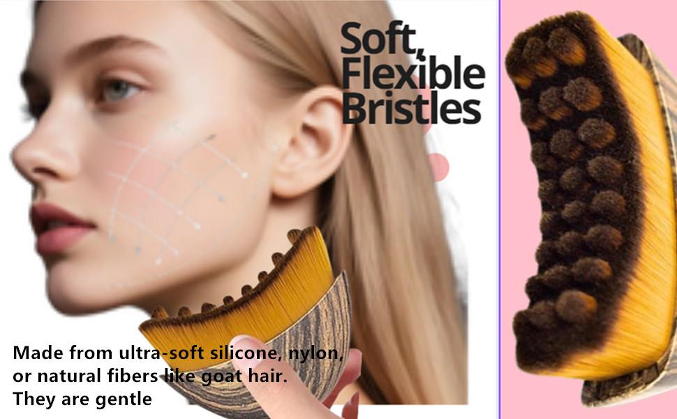 1/2 PCS Lymphatic Contour Face Brush for Sculpting – Anti-Puffiness, Detox & Lift, Improves Skin Glow & Absorption(1 Pcs Contour Face Brush)