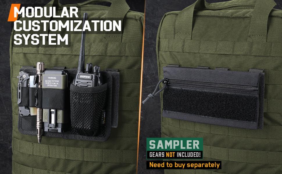 Molle Patch Panel,2/4 Pcs Tactical Hook&Loop Adapter Panel Morale Patch Board for Molle Accessories Plate Vest Carrier and Backpack 4"X4" Molle Patch Panel,2/4 Pcs Tactical Hook&Loop Adapter Panel Morale Patch Board for Molle Accessories Plate Vest Carrier and Backpack 4"X4"