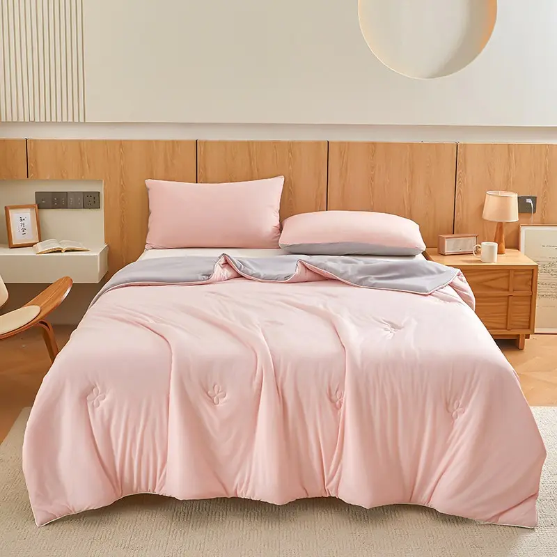 Comfortable Summer Air Conditioning Blanket, Cool Feeling Thin Blanket, Smooth Twin/extra Large, Ice Cream Cooling Silk
