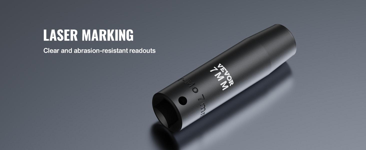 1/2" Drive Impact Socket Set, 48 Piece Socket Set SAE 3/8" to 1-1/4" and Metric 10-24mm, 6 Point Cr-V Alloy Steel for Auto Repair, Rugged Construction, Easy-to-Read Size Markings, Storage Case Heavy Duty  HARD EDGEHARD EDGE