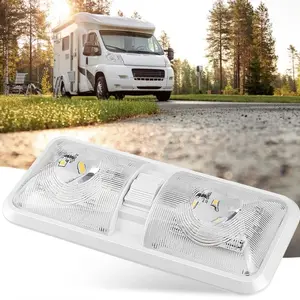 5Pack Led RV Ceiling Double Dome Light | RV Interior Lighting Fixture for RV Trailer Camper Truck Van Boat Car
