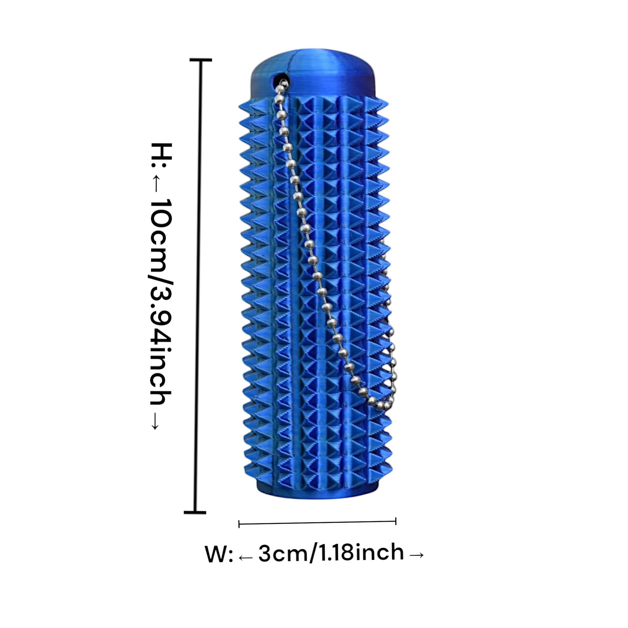 3D Printed Stress Relief Keychain, Colorful Small Handle Keyring, Pressure Sensor, Relax Your Hand, Unique Design, Perfect Gift