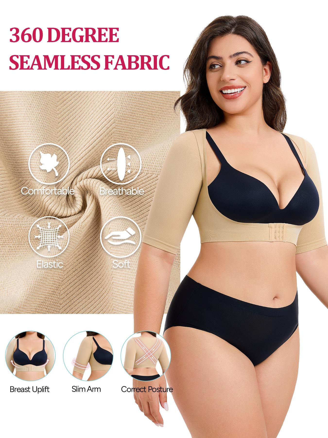 Women's Solid Color Shapewear Top without Inner Bra,  Open Bust Shaper Top, Women's Shapewear for Daily Wear halloween dailydrip comfyessentials wirelessbrareview wirelessbras midsize comfortablebras tiktokshopbacktoschool cleavagebra