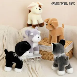 25cm Plush Dog Toy, Soft and Fluffy Stuffed Animal, Unisex Puppy Plushie, Ideal for Kids, Perfect Gift for Pet Lovers