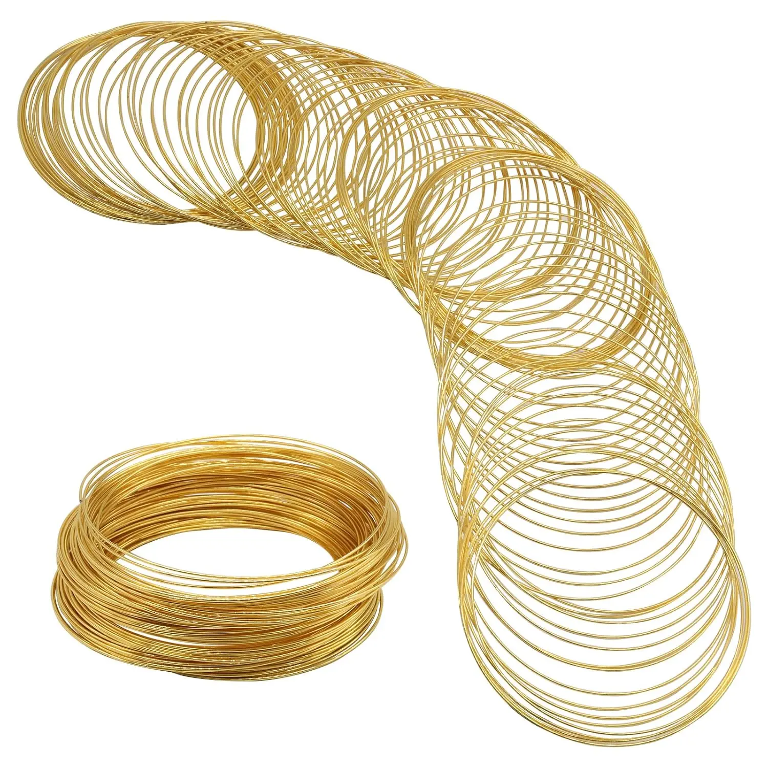 100 Loop Memory Steel Bracelet Wire, 0.8mm,