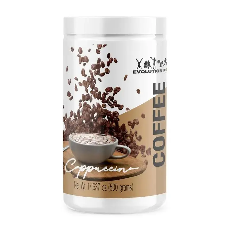 Evolution Coffee Cappuccino Flavor BeverageCreamy with L-Carnitine a Dietary Supplement product