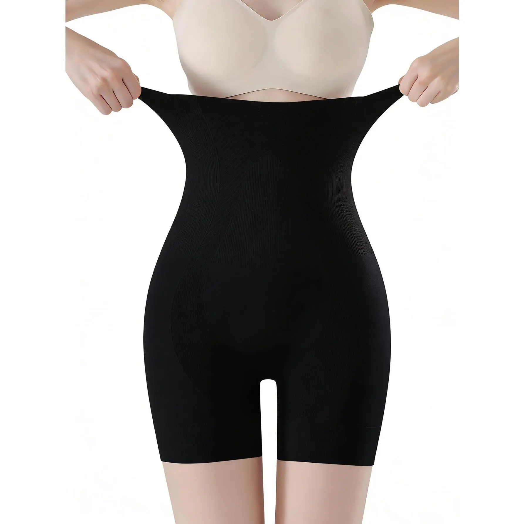 EssElegance Ultra High Waisted Shapewear Shorts Women Seamless Tummy Control Panties Butt Lifter Anti-Chafing Thigh Slimmer Body Shaper Everyday Underwear