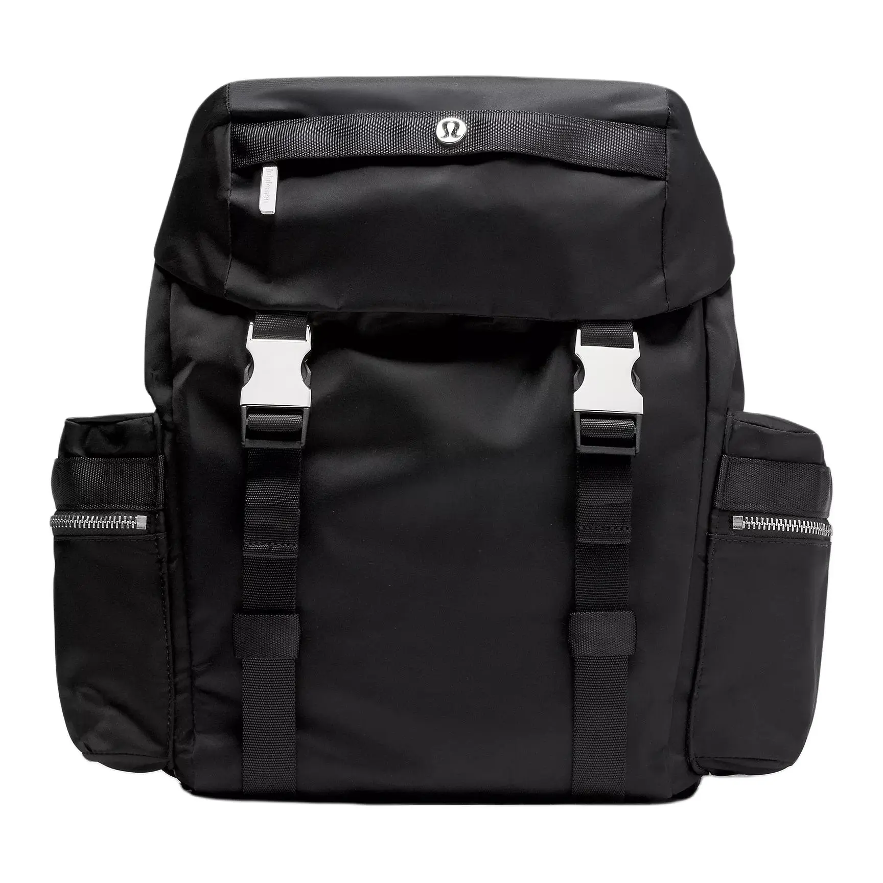 Women's Lululemon Wunderlust 14L Mini Backpack - Lightweight Nylon, Black with Silver Hardware, Small Women's Backpack, Carry-All, Active, 14-Inch, Adjustable Buckle Design, Small Backpack Women, Carry-All Backpacks