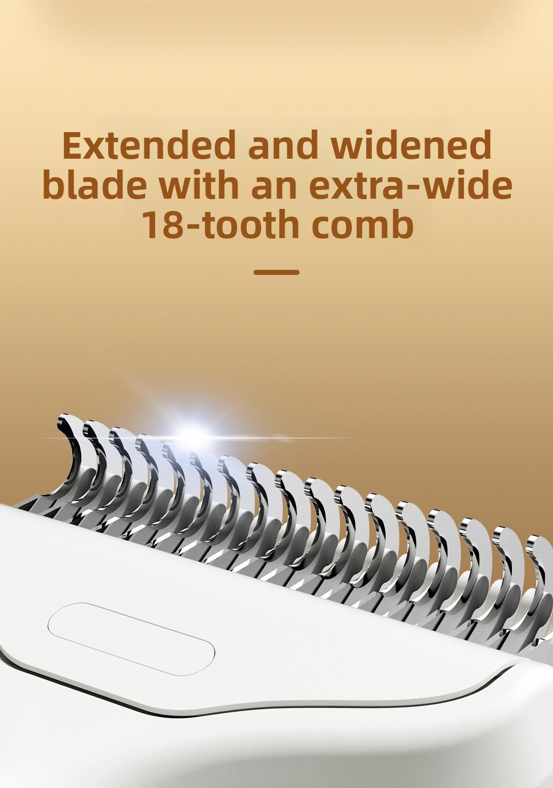 Self-Cleaning Pet Comb, One-Click Deshedding Brush for Cats & Dogs, Dematting Grooming Tool