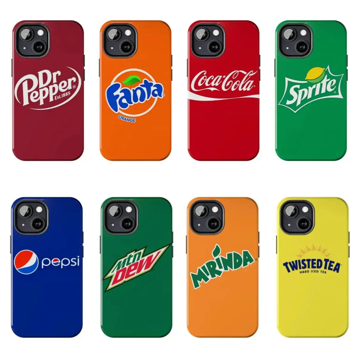 Bubble Drinks Logo Print Phone Cases, Protective & Trendy, Compatible with iPhone 12-17 Pro Max/Plus, Samsung Galaxy S22-26