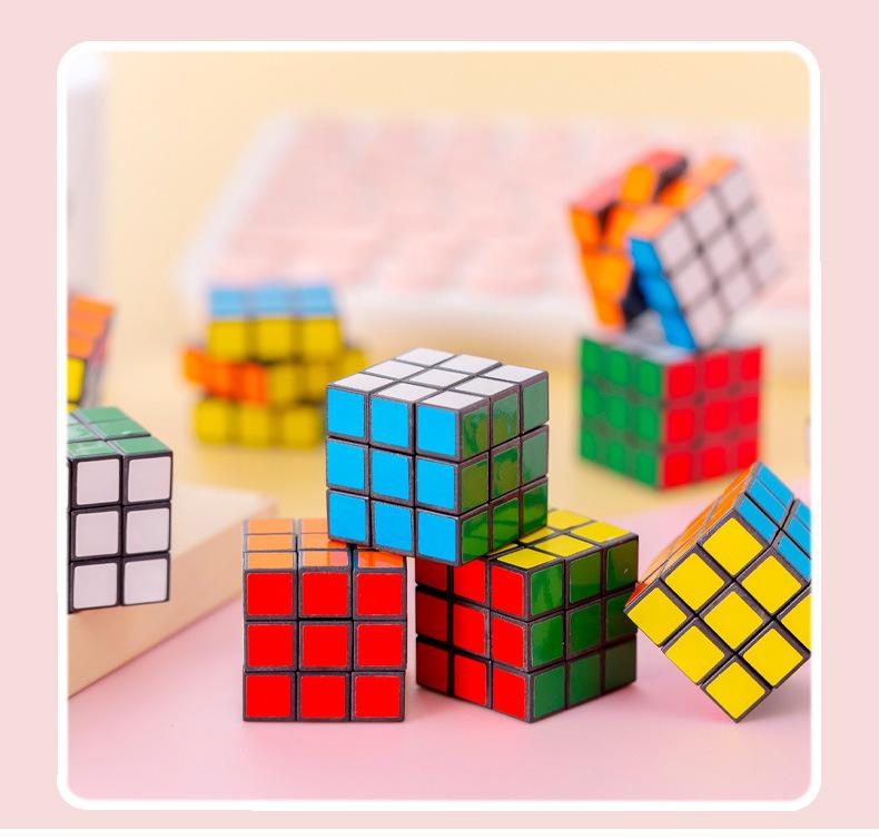 3cm 3x3 Mini Rubik's Cube Children's Educational Early Learning Cube Promotional Gift Set Small Toy
