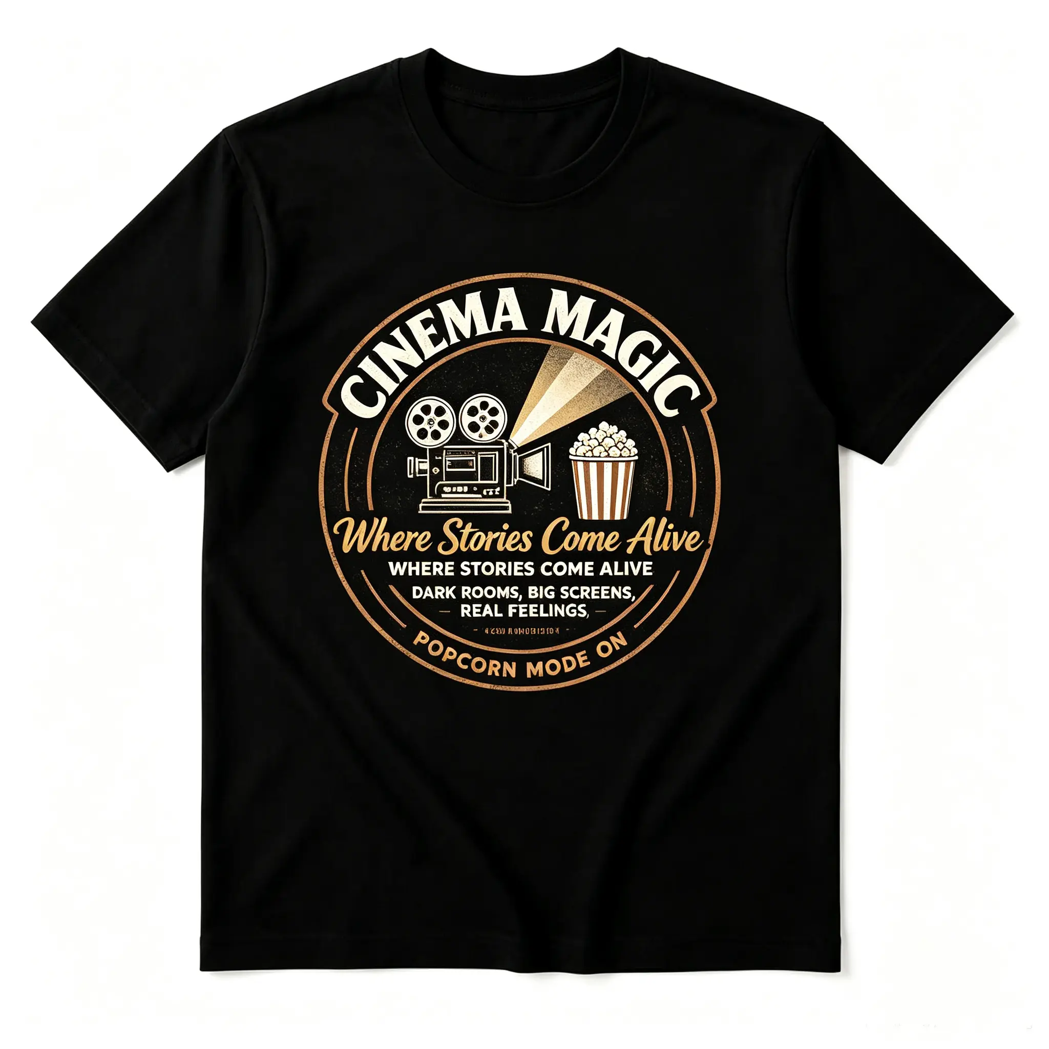 Cinema Magic Retro Movie Theater T-Shirt