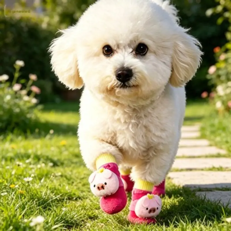 Puppy Shoes for Pomeranians, Non-Slip Pet Socks, Waterproof and Breathable, Ideal for Spring and Summer, Small Dog Footwear