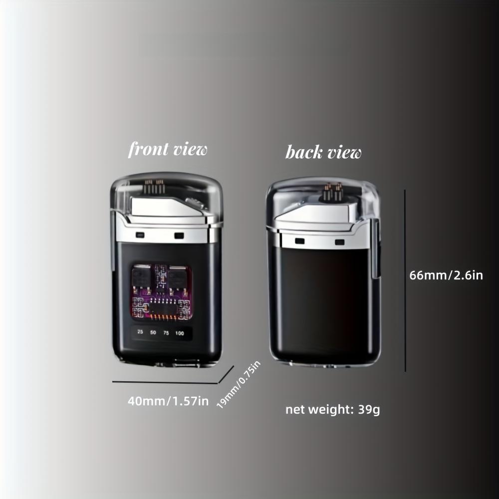 Windproof USB Rechargeable Electronic Lighter Compact Portable for Camping Travel Outdoor Adventures Ideal for Candles Aromatherapy Stylish Design Camping Gear